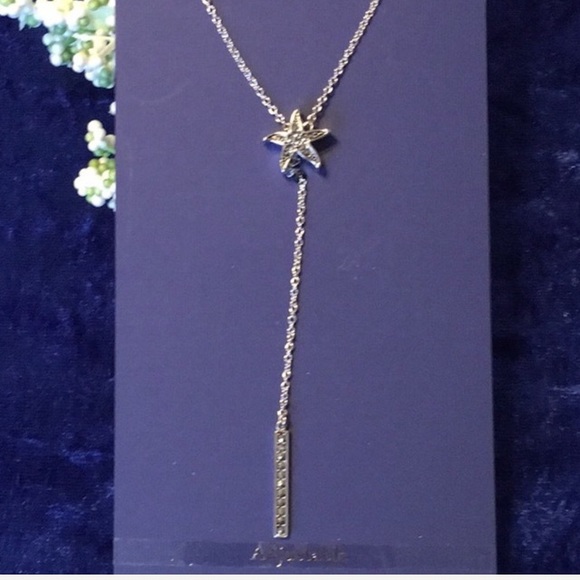 Marcasite Starfish Necklace w/Swarovski Crystals - Picture 3 of 7